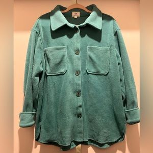 Teal Shacket Size XL